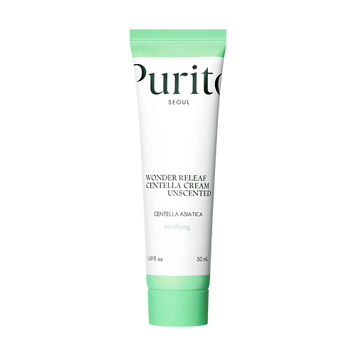 

PURITO Восстанавливающий крем для чувствительной кожи Wonder Releaf Centella Cream Unscented 50.0, Восстанавливающий крем для чувствительной кожи Wonder Releaf Centella Cream Unscented