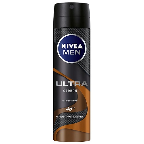 

NIVEA MEN Дезодорант-антиперспирант спрей "ULTRA Carbon", MEN Дезодорант-антиперспирант спрей "ULTRA Carbon"