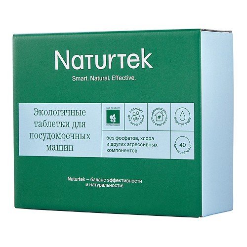 NATURTEK ЭКО МИНИ Таблетки для посудомоечных машин 400.0