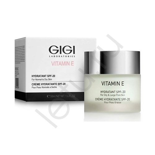 GIGI Увлажняющий крем для нормальной и сухой кожи Vitamin E с SPF-20 500 7280₽