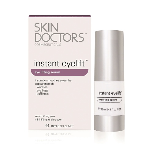 

SKIN DOCTORS Сыворотка моделирующая против морщин и отеков мгновенного действия Instant Eyelift 10.0, Сыворотка моделирующая против морщин и отеков мгновенного действия Instant Eyelift