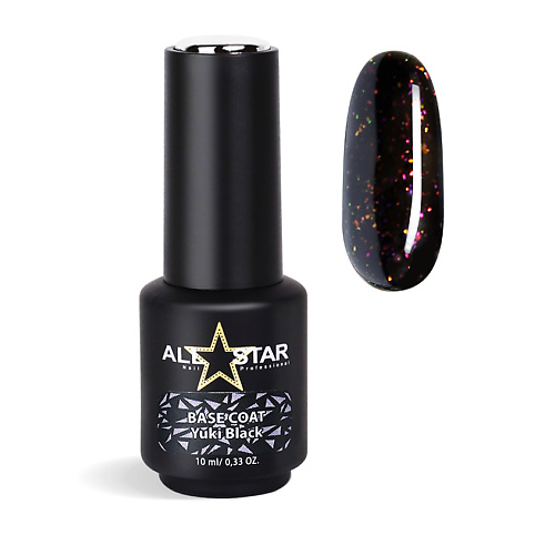 ALL STAR PROFESSIONAL Пластично-жесткое базовое покрытие, BASE COAT Yuki Black