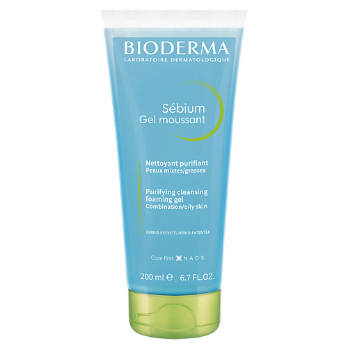 

BIODERMA Гель для умывания жирной и проблемной кожи лица Sebium 200.0, Гель для умывания жирной и проблемной кожи лица Sebium