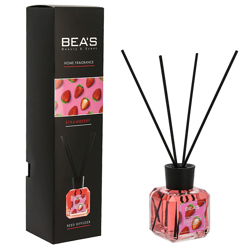 фото Beas диффузор для дома reed diffuser strawberry 120.0