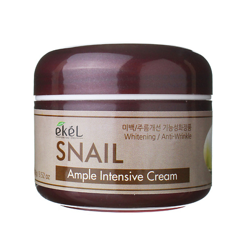 EKEL Крем для лица с Муцином улитки Ампульный Регенерирующий Ample Intensive Cream Snail 1000 608₽