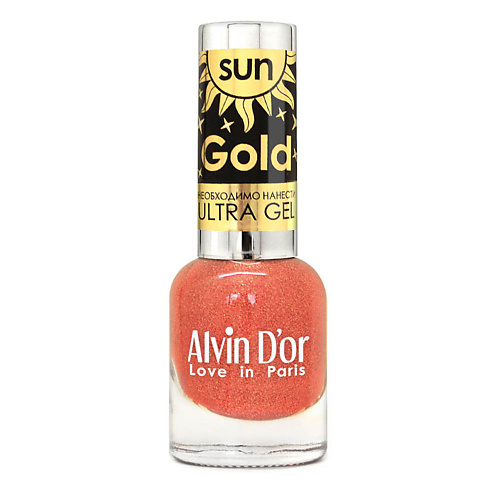 ALVIN D’OR Лак для ногтей SUN GOLD, 01 Солнечная роза