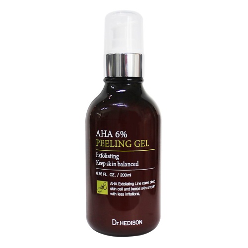 

DR. HEDISON Гель для лица AHA 6% Peeling Gel 200.0, Гель для лица AHA 6% Peeling Gel