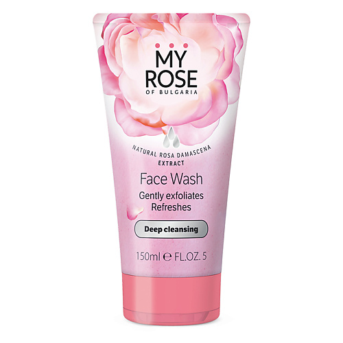 фото My rose of bulgaria гель очищающий для лица face wash 150.0