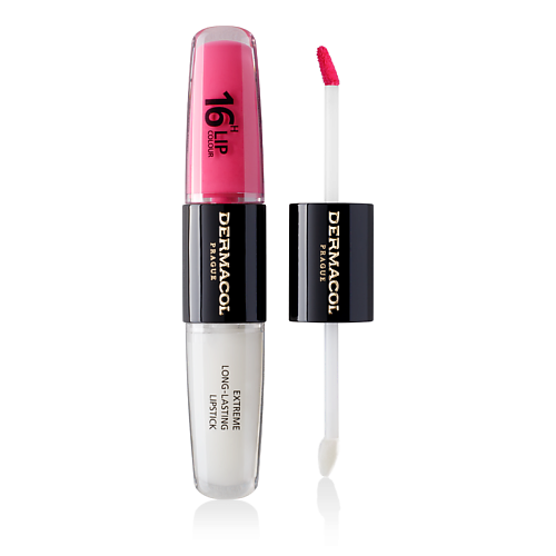 DERMACOL Стойкая двухсторонняя помада и блеск для губ 16H Lip Color Extreme Long-Lasting 2030₽