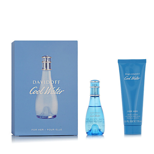 DAVIDOFF Набор Cool Water For Her Туалетная вода Лосьон для тела 5167₽