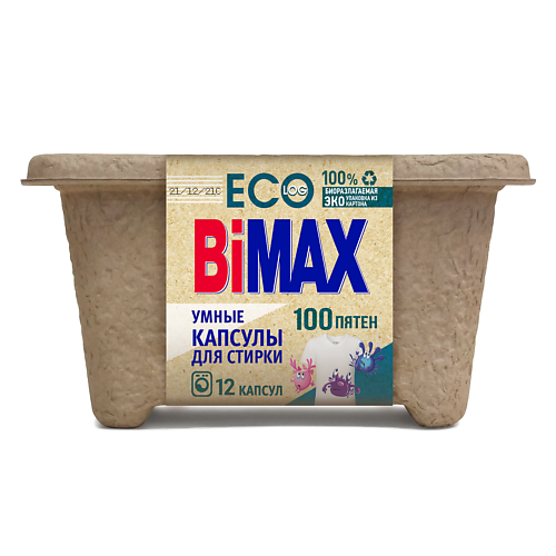 

BIMAX Капсулы для стирки 100 пятен 12, Капсулы для стирки 100 пятен