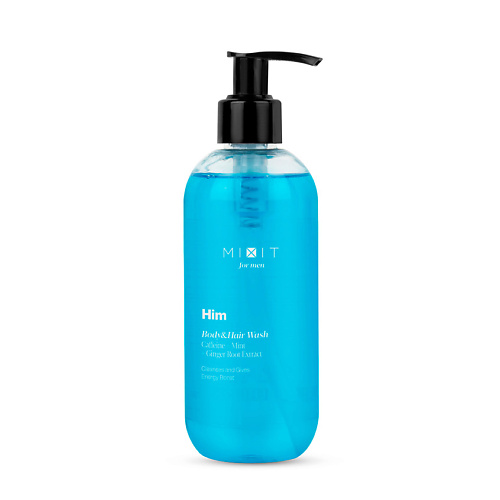 MIXIT Тонизирующий гель для душа и шампунь 2 в 1 Him BodyHair Wash 293₽