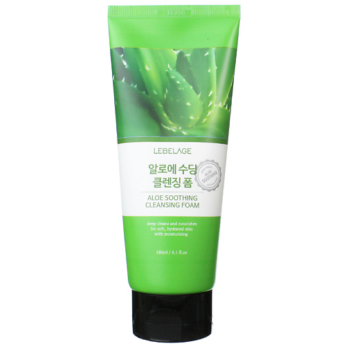 

LEBELAGE Пенка для умывания с Алоэ Увлажняющая Cleansing Foam Aloe 180.0, Пенка для умывания с Алоэ Увлажняющая Cleansing Foam Aloe