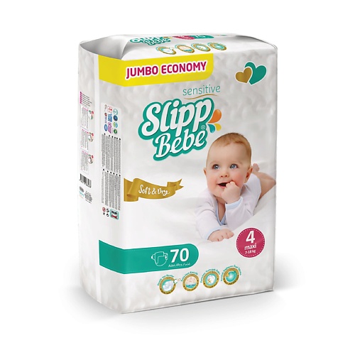 

SLIPP BEBE Подгузники для детей JUMBO № 4 70.0, Подгузники для детей JUMBO № 4