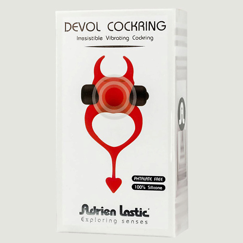 ADRIEN LASTIC Devol Cockring Эрекционное виброкольцо Маленький Демон