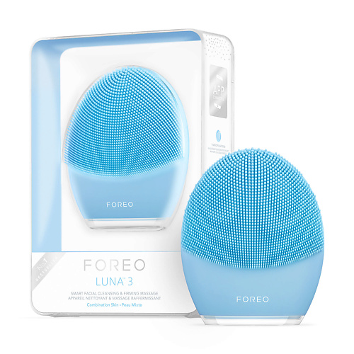 

FOREO LUNA 3 Щетка для очищения и массажа лица для комбинированной кожи, LUNA 3 Щетка для очищения и массажа лица для комбинированной кожи