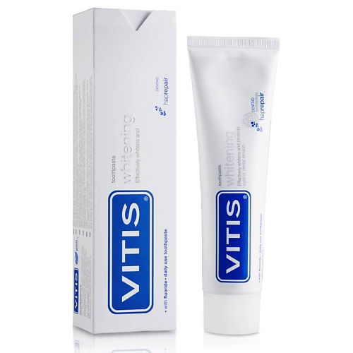 DENTAID Зубная паста VITIS Whitening - отбеливающая. Вкус: мята 100.0