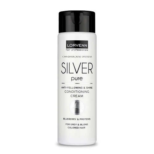 LORVENN HAIR PROFESSIONALS Нейтрализующий крем-кондиционер SILVER PURE ANTI-YELLOWING 3000 795₽