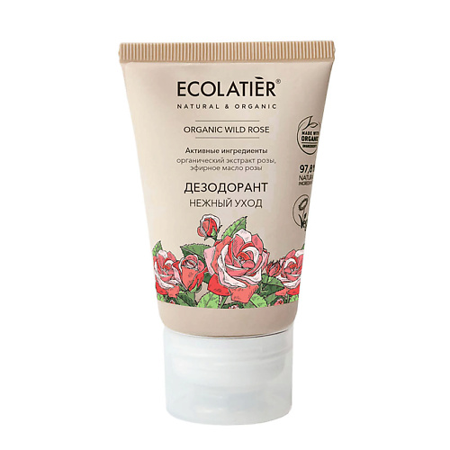 ECOLATIER GREEN Дезодорант Нежный уход ORGANIC WILD ROSE 400 266₽