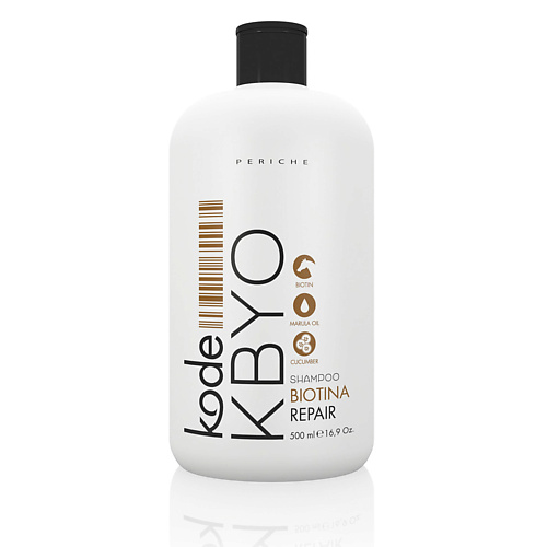 

PERICHE PROFESIONAL Шампунь восстанавливающий с биотином Kode KBYO Shampoo Repair 500.0, Шампунь восстанавливающий с биотином Kode KBYO Shampoo Repair