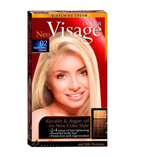 VISAGE COLOR HAIR FASHION Осветляющий крем для волос Bleaching cream 02 50.0