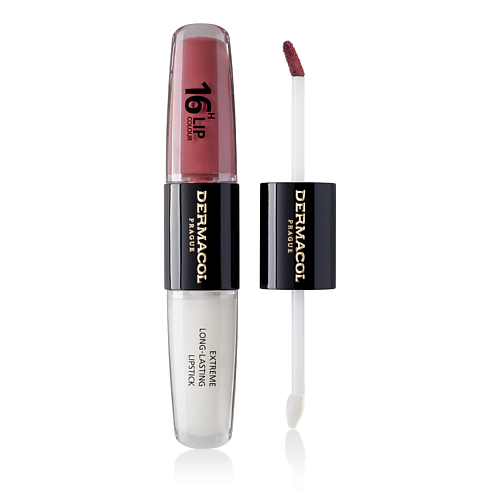 DERMACOL Стойкая двухсторонняя помада и блеск для губ 16H Lip Color Extreme Long-Lasting 2012₽