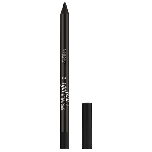 

DEBORAH MILANO Карандаш для век гелевый 2 IN 1 GEL KAJAL & EYELINER PENCIL, Карандаш для век гелевый 2 IN 1 GEL KAJAL & EYELINER PENCIL