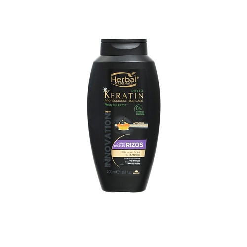 HERBAL Шампунь фито-кератин Восстановление и питание вьющихся волос Keratin Professional Hair Care Shampoo 1340₽