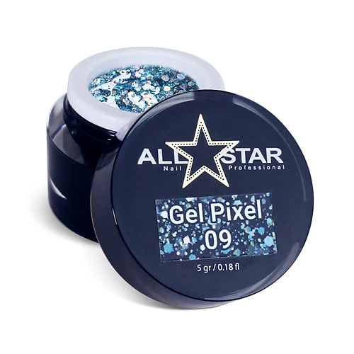 ALL STAR PROFESSIONAL Гель для дизайна ногтей, Gel Pixel 01