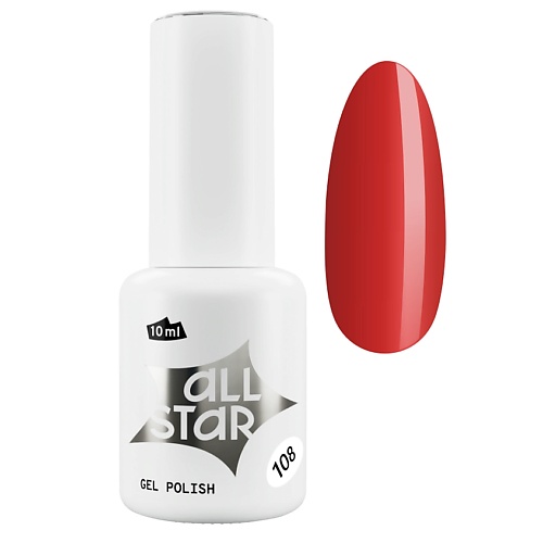 ALL STAR PROFESSIONAL Гель-лак для ногтей Red