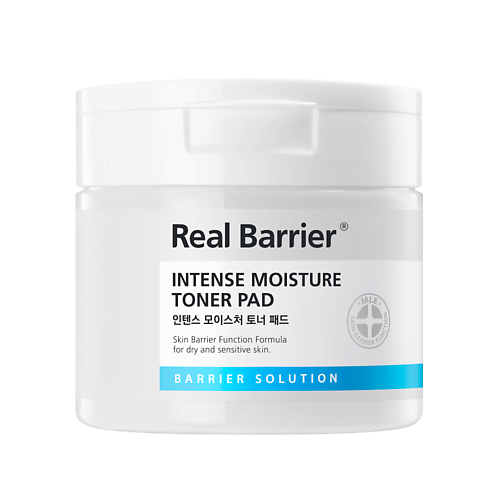 

REAL BARRIER Увлажняющие тонер-пэды для лица Intense Moisture Toner Pad 200.0, Увлажняющие тонер-пэды для лица Intense Moisture Toner Pad