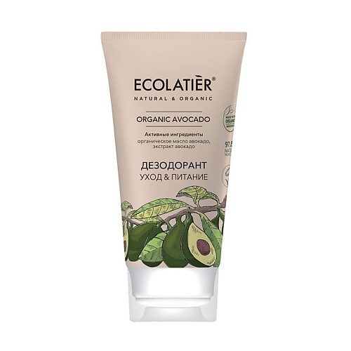 ECOLATIER GREEN Дезодорант Уход Питание ORGANIC AVOCADO 400 268₽