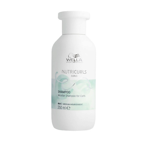 

WELLA NUTRICURLS Мицеллярный шампунь для волос с кудряшками и волнами, NUTRICURLS Мицеллярный шампунь для волос с кудряшками и волнами