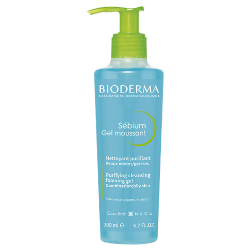 

BIODERMA Гель для умывания жирной и проблемной кожи лица Sebium 200.0, Гель для умывания жирной и проблемной кожи лица Sebium