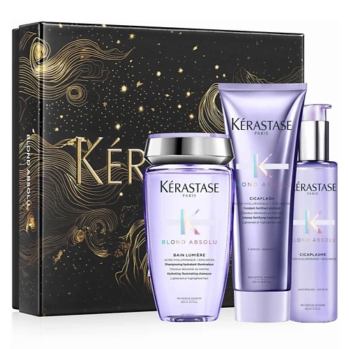 KERASTASE Набор  Blond Absolu: Шампунь + Кондиционер + Сыворотка для волос