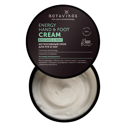 BOTAVIKOS Интенсивный крем для рук и ног Energy HandFoot Cream 2500 480₽