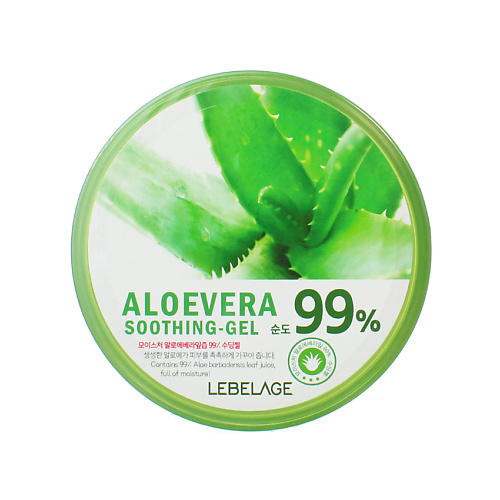 LEBELAGE Гель для лица и тела с Алоэ 99% Универсальный Gel Moisture Aloe Vera 99% 300.0