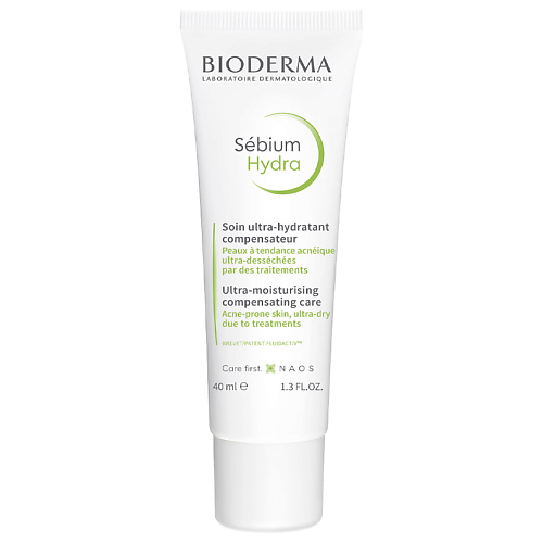 BIODERMA Гидра Крем увлажняющий для пересушенной кожи с воспалениями Sebium 40.0