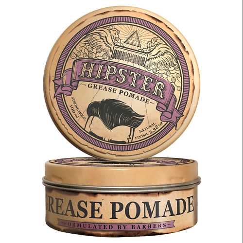 

HIPSTER Grease Pomade strong Воск для укладки волос с сильной фиксацией 100, Grease Pomade strong Воск для укладки волос с сильной фиксацией