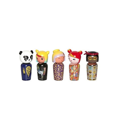 

KOKESHI Набор миниатюр Bamboo, Cheery, Tonka, Litchee, Lotus, Набор миниатюр Bamboo, Cheery, Tonka, Litchee, Lotus