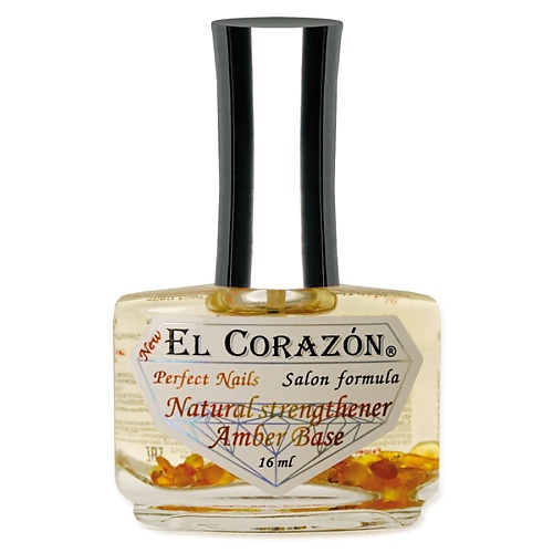 фото El corazon №436 natural strengthener amber base выравнивающая база под лак