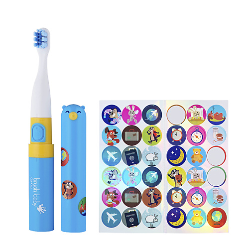 

BRUSH-BABY Звуковая зубная щетка Go-Kidz Blue, от 3 лет, Звуковая зубная щетка Go-Kidz Blue, от 3 лет