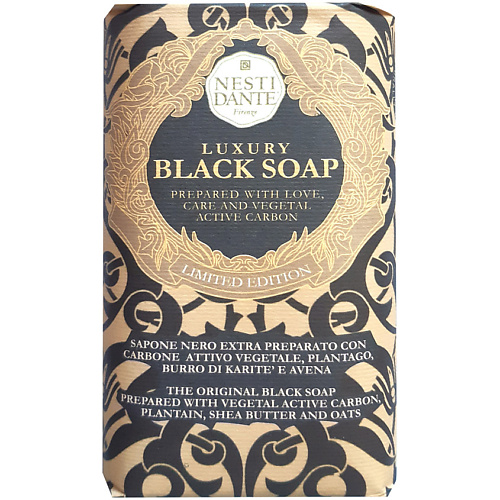 

NESTI DANTE Мыло Luxury Black Soap, Мыло Luxury Black Soap