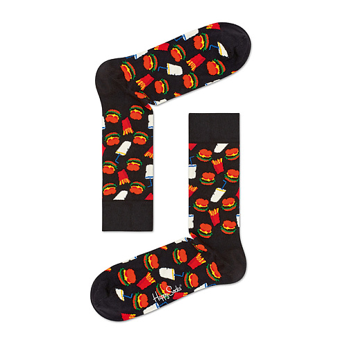 

HAPPY SOCKS Носки Hamburger 9000, Носки Hamburger 9000