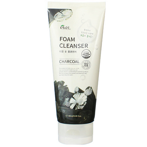 EKEL Пенка для умывания с Углем Глубокое очищения пор Foam Cleanser Charcoal 180.0