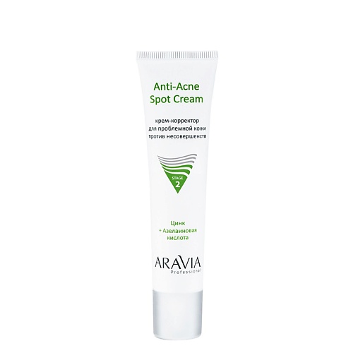 

ARAVIA PROFESSIONAL Крем-корректор для проблемной кожи против несовершенств Anti-Acne Spot Cream, Крем-корректор для проблемной кожи против несовершенств Anti-Acne Spot Cream