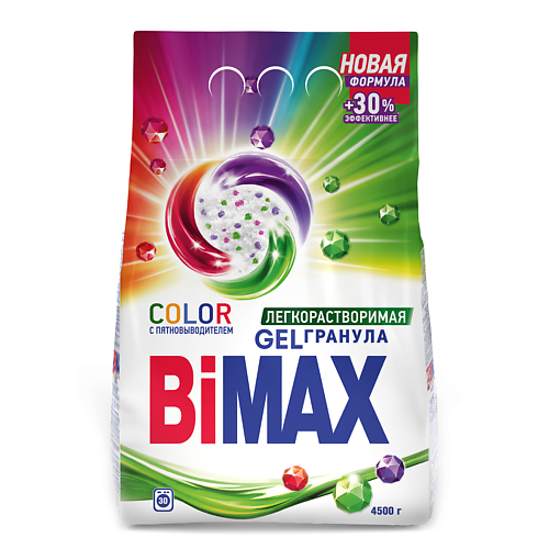 BIMAX Стиральный порошок Color Automat Gelгранула 4500.0