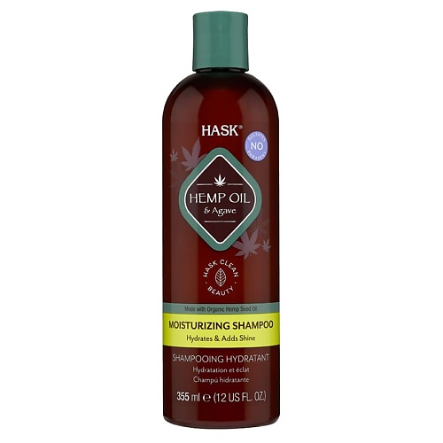 HASK Шампунь увлажняющий с конопляным маслом Hemp Oil Moisturizing Shampoo 829₽