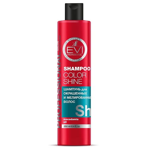 EVI PROFESSIONAL Шампунь Интенсивный уход для окрашенных и мелированных волос Professional Salon Hair Care Shampoo Color Shine 237₽