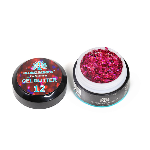 

GLOBAL FASHION Глиттер гель Glitter gel 01, Глиттер гель Glitter gel 01